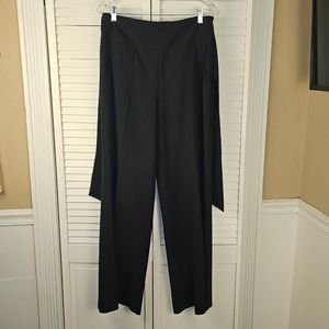 Elevenses Anthropologie Womens Black Tie Waist Pants 12‎